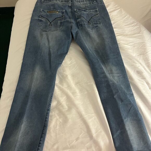 Hard Rock Denim Straight Leg Jeans sz 38 EUC - Picture 2 of 6